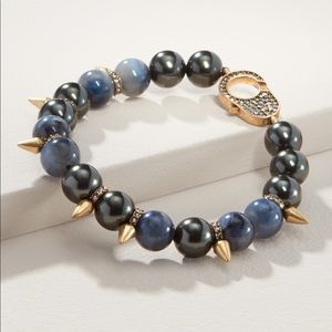 Renegade beaded stretch bracelet
